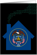 new utah address (flag) card