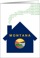 new montana address (flag) card