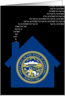 new nebraska address (flag) card