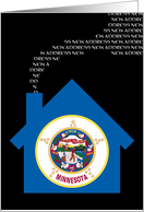 new minnesota address (flag) card