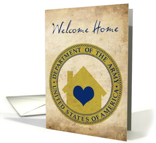 welcome home from the army card (722033)