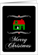 merry christmas : mod home card