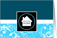 welcome home : professional damask card