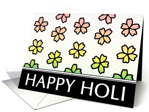 HAPPY HOLI : festival of color and spring card (757835)