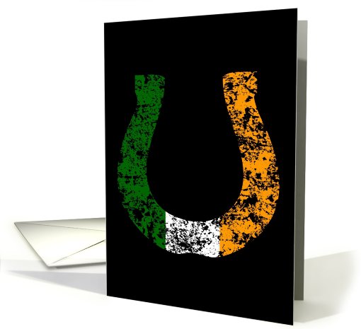 lucky irish horseshoe card (761366)