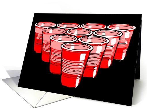 beer pong party invitation card (796514)