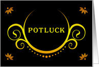 potluck party invitation card