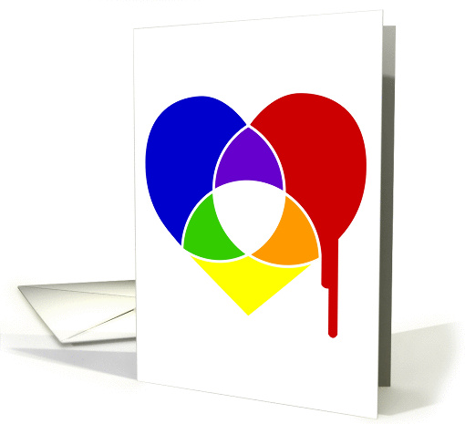 color chart heart card (897604)