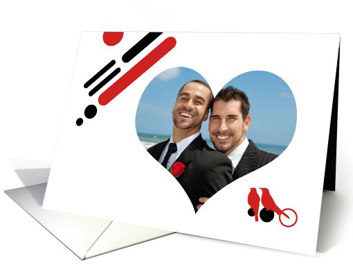 i love you : gay photo card (899467)