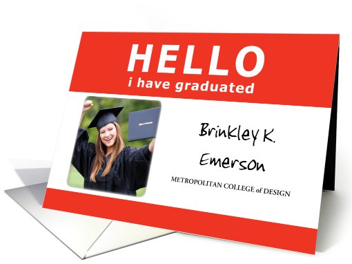 hello, i have graduated : photo card (904234)