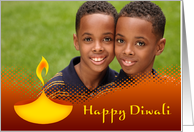 happy diwali : photo card