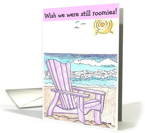 Beach chair memories card (343728)