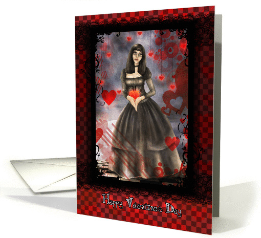 Happy Gothic Valentine card (343354)