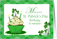st paddys day cupcake sprinkles