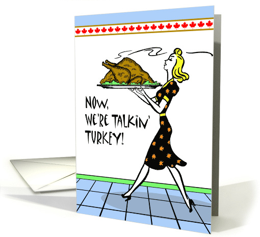 Now We're Talking Turkey with Retro Housewife and Big Turkey card