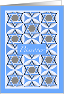 Passover with Star of David Design card