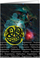 Birthday for Ophiuchus the Serpent Bearer with Sign and Constellation card