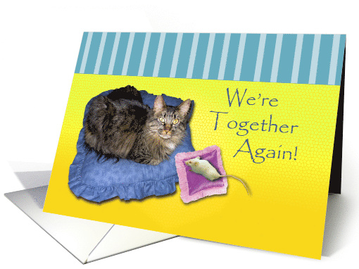 Reconciliation, Together Again, Cat and Rat Couple card (778873)