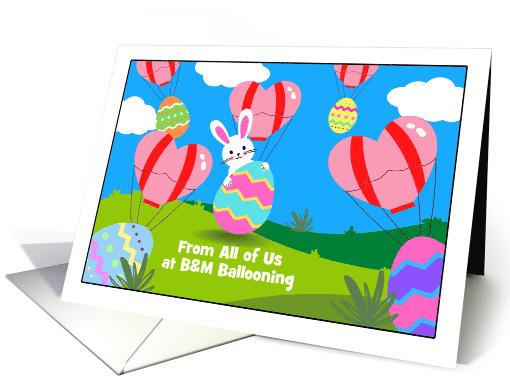All of Us Business Group Easter Custom Front with Falling... (787480)