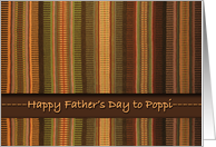 Father’s Day for Poppi, Raanu Striped Weaving card