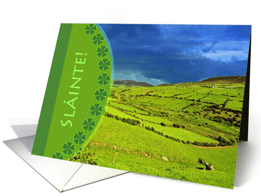 St. Patrick's Day, Slinte!, Irish Landscape card (902937)