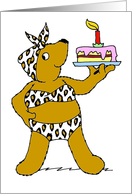 Beryl the Bear - Cake card