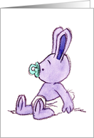 Bunny with a Dummy (two) card