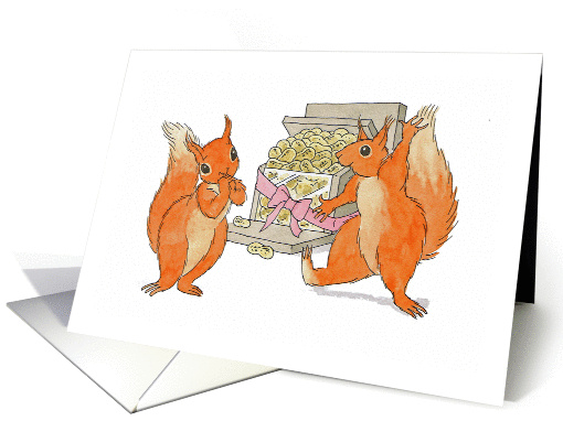 Squirrel gift card (255889)