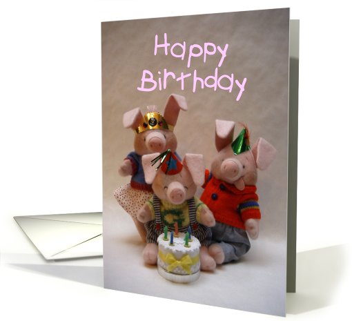 Piggle Birthday card (495015)