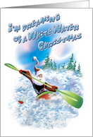 White Water Christmas card