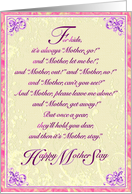 Happy Mother Stay 1 card