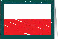 Polish Flag card