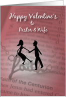 Happy Valentines to pastor & wife, faith card