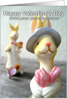 secret admier- rabbit love card