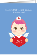 I believe that you are an angel from the Lord! card