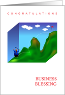 congratulations, business blessing, golf card