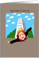can’t wait to see you, bungy jump card
