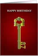 happy 87th birthday, key card