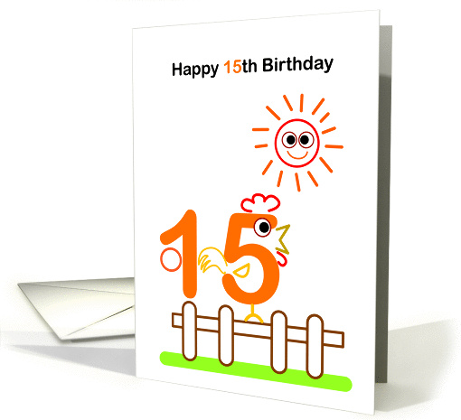 happy 15th Birthday card (858228)