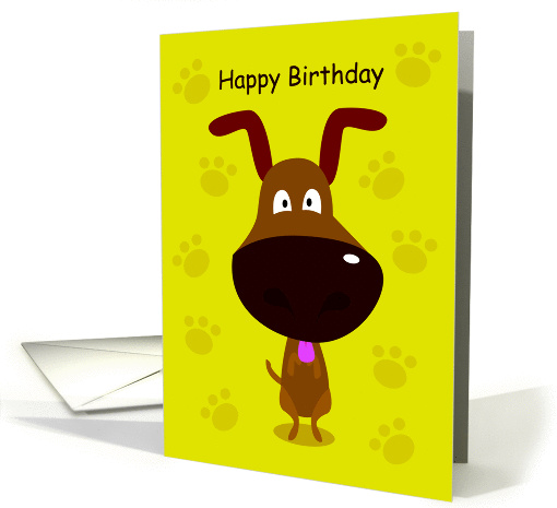 happy Birthday, dog card (858234)