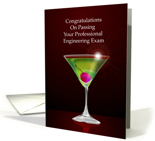 Congratulations On Passing Your Professional Engineering Exam card