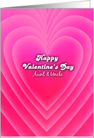 happy valentine’s Day, Aunt & Uncle , love background card