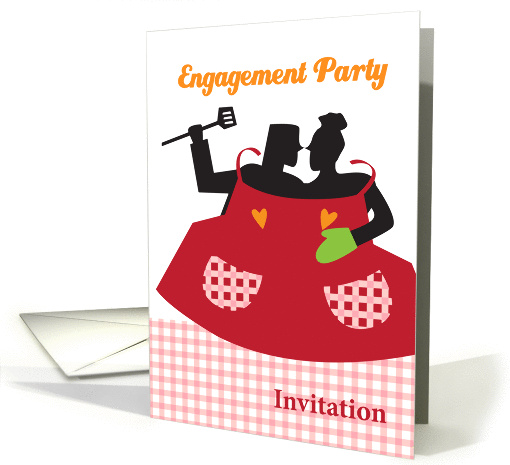 engagement party invitaion, BBQ theme card (925478)