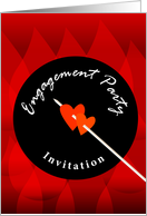 engagement party invitaion, BBQ theme card