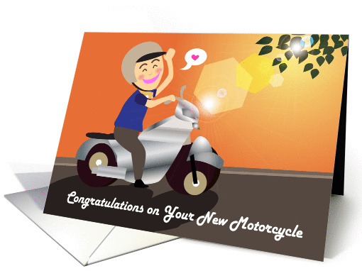 Congratulations on your new motorcycle card (943141)