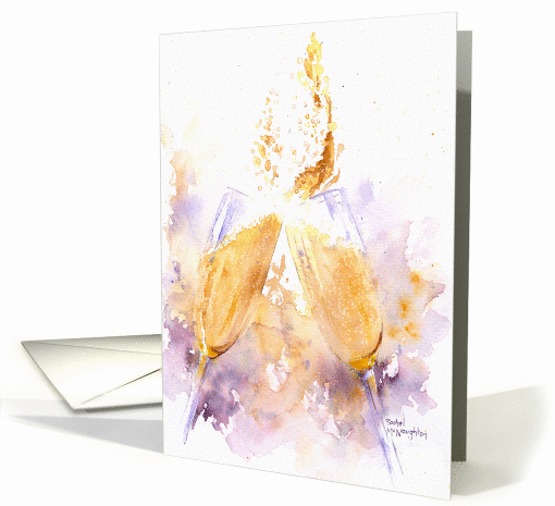 Two Champagne Flutes card (1425260)