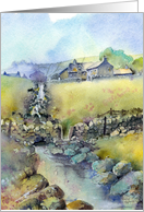 Swaledale Stream, Yorkshire, England card