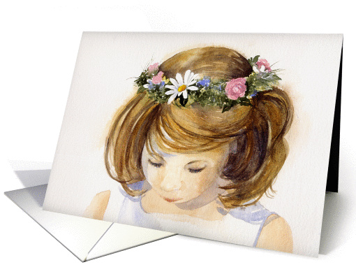 Flowergirl card (250571)
