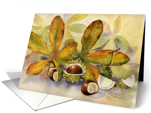 Thanksgiving Autumn foliage card (252816)
