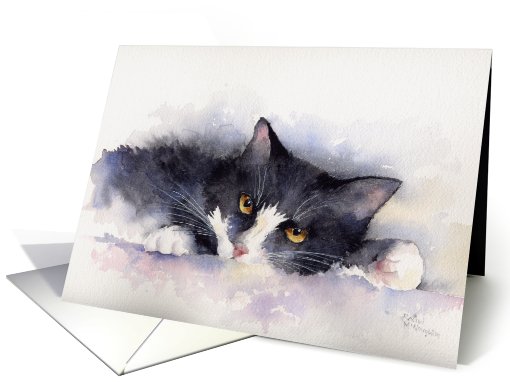 Cat Blank card (757336)